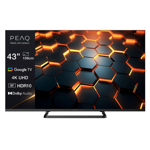 PEAQ PTV 43GU-5026C LED TV (Flat, 43 Zoll / 108,0 cm, UHD 4K, SMART TV)