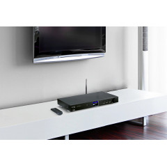 Renkforce RF-DAB-IR1700 Radio-Adapter DAB+, UKW, Internet WLAN, LAN, Bluetooth®, DLNA, Internetradio DLNA-fähig Schwarz