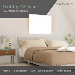 HEIDENFELD HF-HP100-3 | Infrarotheizung (800 Watt, Raumgröße: 19 m²)