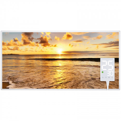 HEIDENFELD HF-HP105 Strand1 | Infrarotheizung (800 Watt, Raumgröße: 19 m²)
