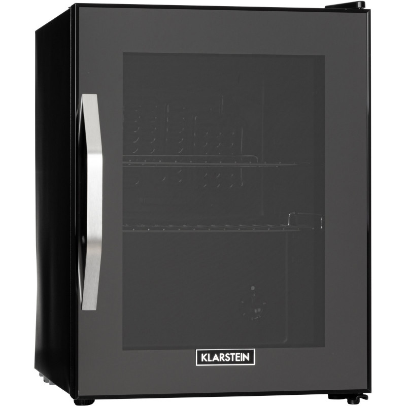 KLARSTEIN Beersafe M Mini-Kühlschrank (C, 55,20 cm hoch, Schwarz)