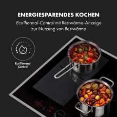 KLARSTEIN Delicatessa 60 Hybrid Prime Induktions-Kochfeld (59 cm breit, 4.00 Kochfelder)