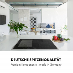 KLARSTEIN Delicatessa 60 Hybrid Prime Induktions-Kochfeld (59 cm breit, 4.00 Kochfelder)