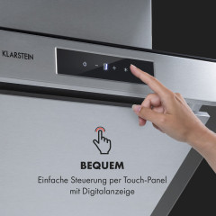 KLARSTEIN Balzac Silent 60, Dunstabzugshaube (59,50 cm breit, 34,50 cm tief)