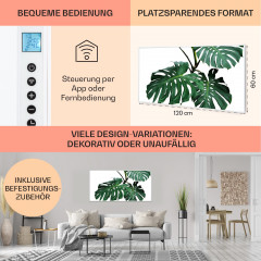 KLARSTEIN Wonderwall Air Art Smart 700W Infrarotheizung (700 Watt, Raumgröße: 14 m²)