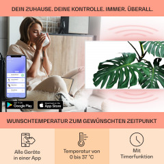 KLARSTEIN Wonderwall Air Art Smart 700W Infrarotheizung (700 Watt, Raumgröße: 14 m²)