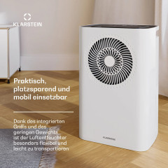 CircleDry Smart 12 L Luftentfeuchter | 12L/Tag | 260 W | 25–30m² | WiFi | Timer | Filter