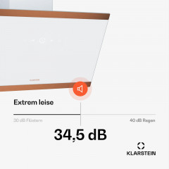 KLARSTEIN FlashLine, Dunstabzugshaube (59,80 cm breit, 50,30 cm tief)