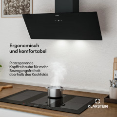 KLARSTEIN Laurel, Dunstabzugshaube (90 cm breit, 34 cm tief)