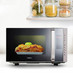 MEDION® LIFE 3in1 Mikrowelle MD 17495, Kombination aus Mikrowelle, Grill und Ofen, 10 Automatikprogramme, edles Design