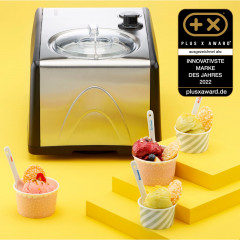 MEDION® LIFE Eismaschine MD 18387, Kapazität für 1,5 L Eis (Füllmenge: 800 ml), selbstkühlend mit Kompressor, geeignet für die Zubereitung von Eiscreme, Frozen Yoghurt & Sorbet