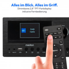 MEDION P85003 (MD85008) Radio (Nein, Schwarz)