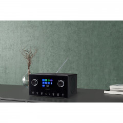 MEDION MD89295 Internetradio, Analog & Digital, DAB+, KW, Bluetooth, schwarz