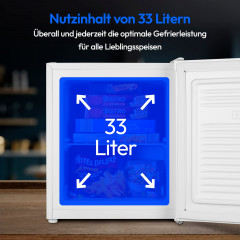 MEDION MD 37675 Mini-Gefrierschrank (D, 51 cm hoch)