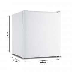 MEDION® LIFE Mini-Kühlschrank MD 37724 Weiss, 41 L Nutzinhalt, manuelle Temperatureinstellung, Geräuschpegel ca. 39 dB, eingelassener Türgriff