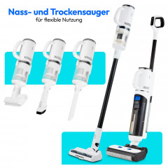 MEDION® LIFE H30 2in1 Nass Trockensauger, getrennter Frischwasser- und Schmutzwassertank, Selbstreinigungs- und Trocknungsfunktion, LED-Display, geeignet für alle Hartböden