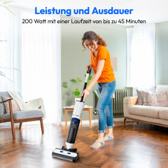 MEDION® LIFE H30 2in1 Nass Trockensauger, getrennter Frischwasser- und Schmutzwassertank, Selbstreinigungs- und Trocknungsfunktion, LED-Display, geeignet für alle Hartböden