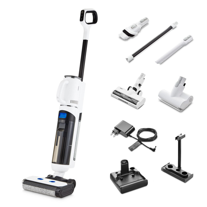 MEDION® LIFE H30 2in1 Nass Trockensauger, getrennter Frischwasser- und Schmutzwassertank, Selbstreinigungs- und Trocknungsfunktion, LED-Display, geeignet für alle Hartböden