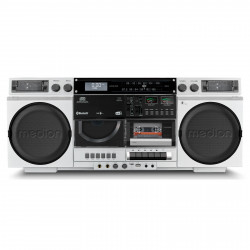 Medion LIFE® P66538 Retro-Boombox silber Medion LIFE® P66538 Retro-Boombox silber