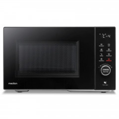 MEDION® LIFE 3 in 1 Mikrowelle MD12031, 900 Watt Mikrowellenleistung, 1000 Watt Grillleistung, 1680 Watt Heißluftfunktion, Sensor-Touch-Türöffnung, 11 Automatikprogramme, 23 L Kapazität, 5 Leistungsstufen, digitaler 95 min. Timer, Auftaufunktion