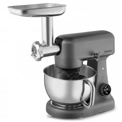 MEDION MD 12600 Küchenmaschine titan (Rührschüsselkapazität: 4,6 l, 800 Watt)
