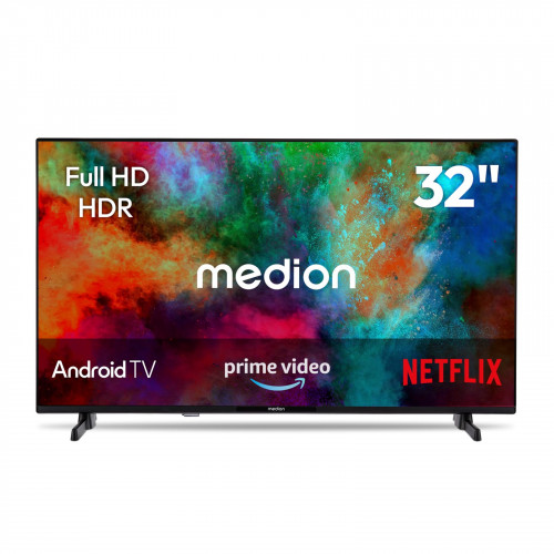 MEDION MD 832100 Fernseher (Flat, 32 Zoll / 80 cm, Full-HD, SMART TV)