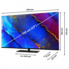 MEDION MD 843300 Smart TV (Flat, 43 Zoll / 108 cm, UHD 4K, SMART TV)