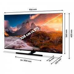 MEDION MD 843700 Smart TV LCD TV (Flat, 43 Zoll / 108 cm, UHD 4K, SMART TV)