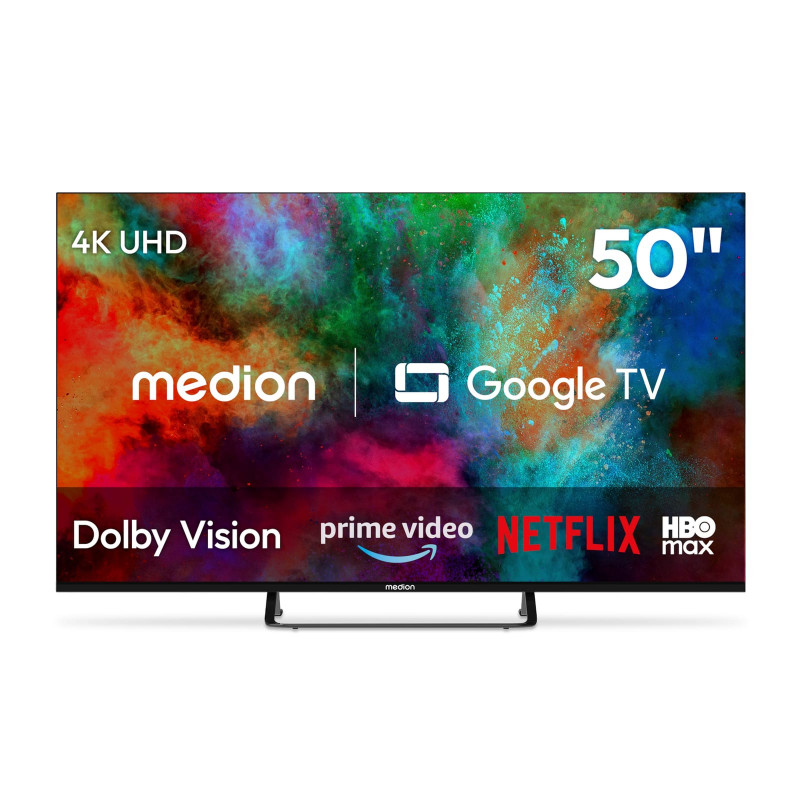 MEDION MD850401 Fernseher (Flat, 50 Zoll / 125,7 cm, UHD 4K, SMART TV)