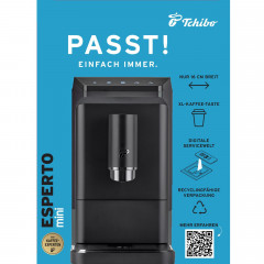 TCHIBO Esperto mini Kaffeevollautomat Schwarz
