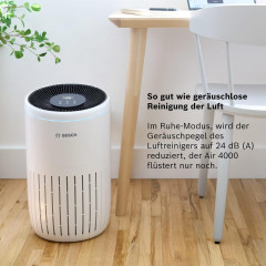 BOSCH Air 4000 Air Purifier Weiß (26 Watt, Raumgröße: 62 m³)