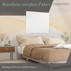 HEIDENFELD HF-HP106-3 | Infrarotheizung (600 Watt, Raumgröße: 16 m²)