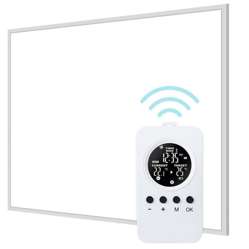HEIDENFELD HF-HP106-3 | Infrarotheizung (1000 Watt, Raumgröße: 25 m²)