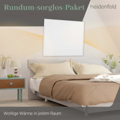 HEIDENFELD HF-HP106-3 | Infrarotheizung (1000 Watt, Raumgröße: 25 m²)