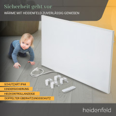 HEIDENFELD HF-HP140 Infrarotheizung (500 Watt)