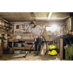 KÄRCHER WD 4-18 Dual Battery Set Nass-/Trockensauger, Gelb