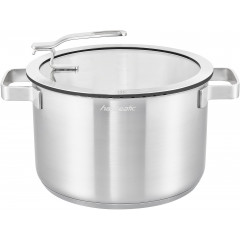 Hanseatic Topf-Set »STYLE« Set, Fleischtopf 1x 16 cm / 2x 20 cm / 1x 24 cm, Stielkasserolle 16 cm, 9 Stk. tlg. Edelstahl 18/10