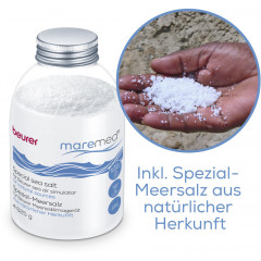 BEURER Kombigerät Luftbefeuchter und -reiniger »Maremed MK500 Meeresklimagerät, mit Filter und Salz« für 50 qm Räume Simuliert Meeresklima für Zuhause, mit ergiebiger Luftbefeuchtung