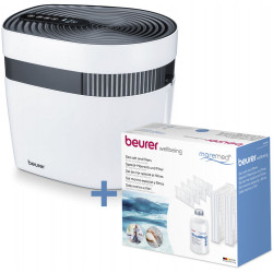 BEURER Kombigerät Luftbefeuchter und -reiniger »Maremed MK500 Meeresklimagerät, mit Filter und Salz« für 50 qm Räume Simuliert Meeresklima für Zuhause, mit ergiebiger Luftbefeuchtung