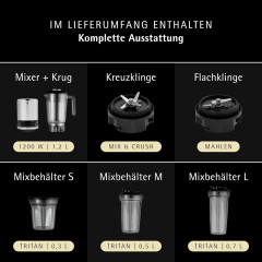 WMF Standmixer »KULT Pro Multifunktionsmixer« 1200 W