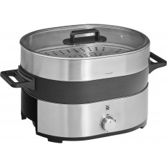 WMF 04.1554.0011 Lono Hot Pot & Dampfgarer (1700 Watt, Cromargan®)