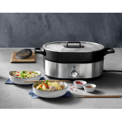 WMF 04.1554.0011 Lono Hot Pot & Dampfgarer (1700 Watt, Cromargan®)