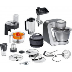 BOSCH MUM 59 S 81 DE HOMEPROFESSIONAL Küchenmaschine Silber/Anthrazit (Rührschüsselkapazität: 3,9 l, 1000 Watt)