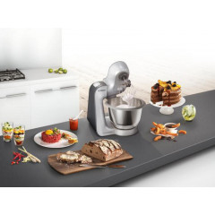 BOSCH MUM 59 S 81 DE HOMEPROFESSIONAL Küchenmaschine Silber/Anthrazit (Rührschüsselkapazität: 3,9 l, 1000 Watt)