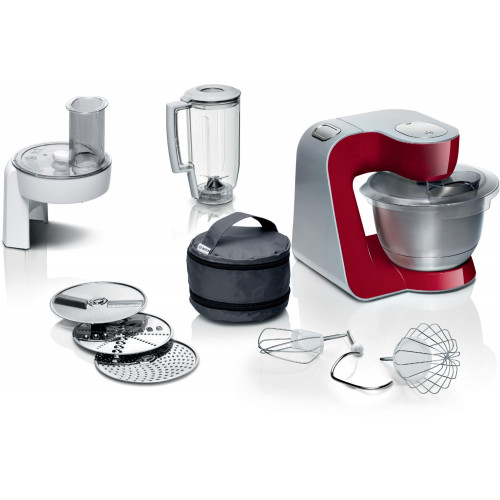 MUM58720 Küchenmaschine rot/silber