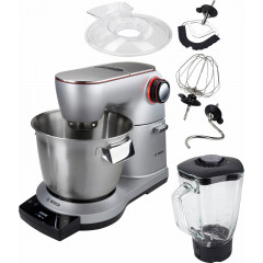 BOSCH Küchenmaschine »OptiMUM MUM9DT5S41« integrierter Timer, diverses Zubehör, Knethaken, Schlag-, Silikonbesen