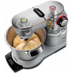 BOSCH Küchenmaschine »OptiMUM MUM9DT5S41« integrierter Timer, diverses Zubehör, Knethaken, Schlag-, Silikonbesen