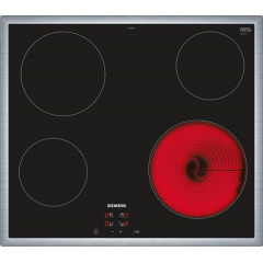 Siemens ET645HE17 iQ100 Glaskeramik-Kochfeld, 60 cm, mit Rahmen aufliegend
