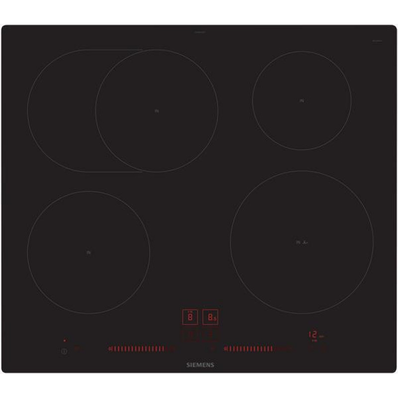 Siemens EH601LFC1E iQ300 Induktionskochfeld 60 cm Schwarz, flächenbündig (integriert)