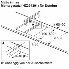 Siemens ET375FFP1E iQ300 Einbau-Kochfeld autark 30cm Design-Rahmen